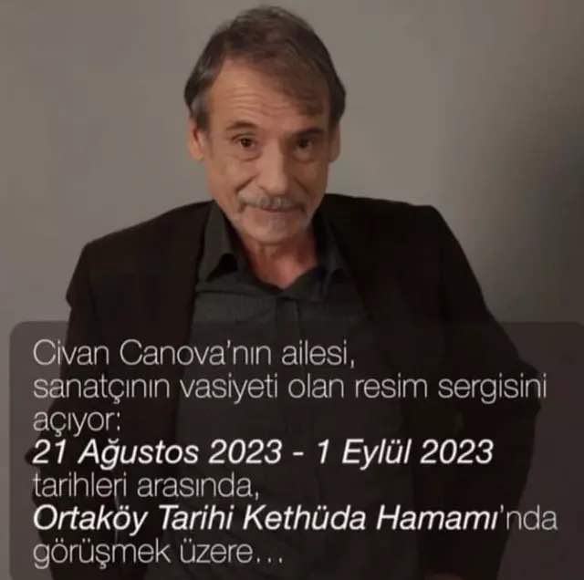 civan canova nin vasiyeti yerine getiriliyor melek baykal paylasti